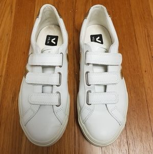 White Veja Leather Sneakers